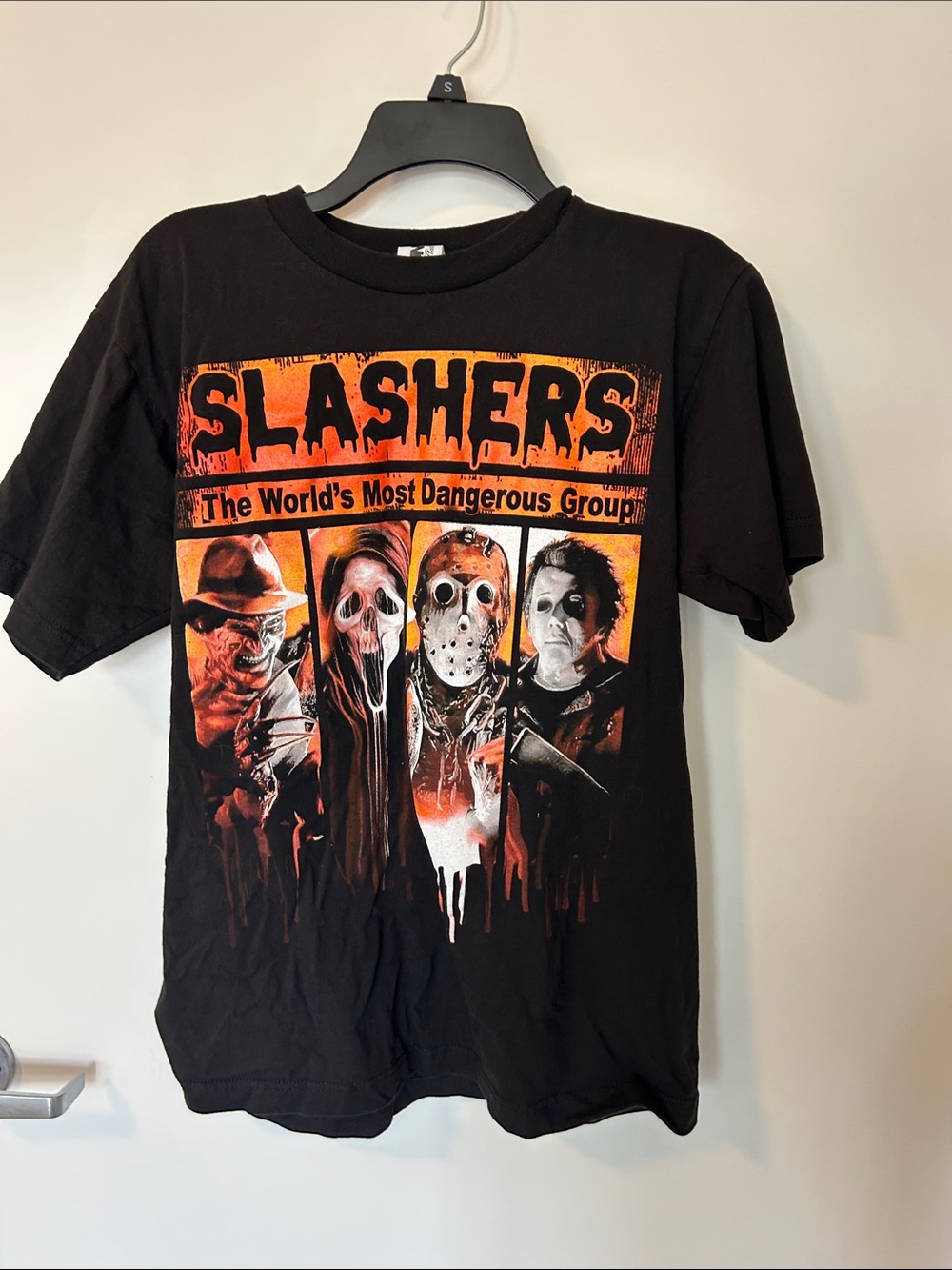 Slashers Graphic Short Sleeve Tee - Black/Orange